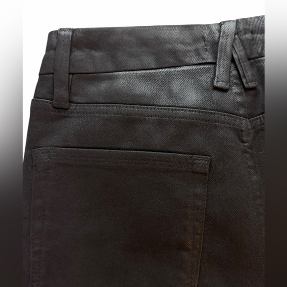 Good American Women's Good Classic Coated Pants Size 4/27 - Picture 7 of 15